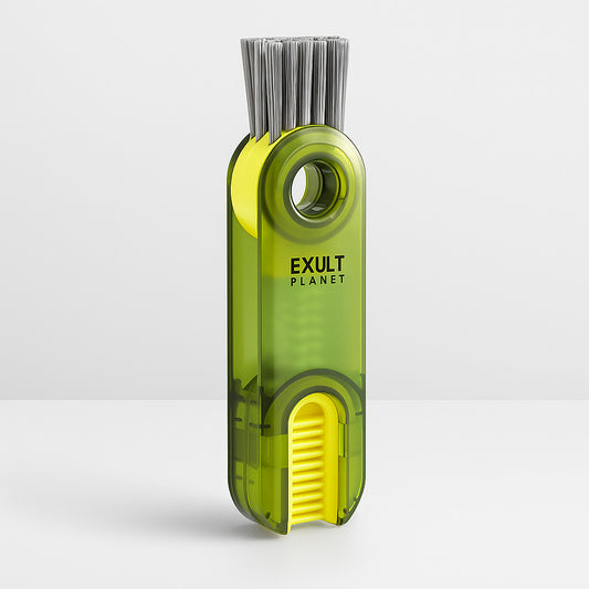 Eco-Friendly 3-in-1 Cleaning Brush for Bottles and Straws