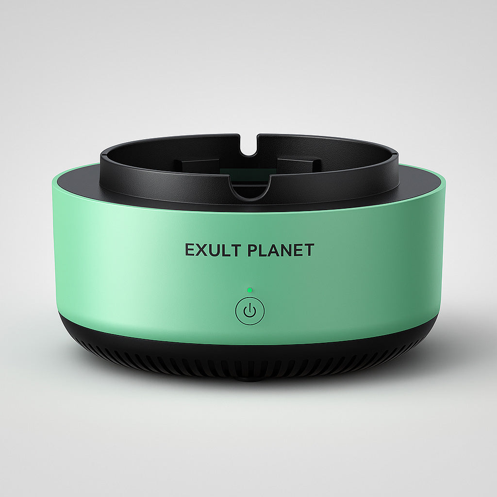 Smart Electronic Ashtray and Air Purifier for Smoke-Free Spaces