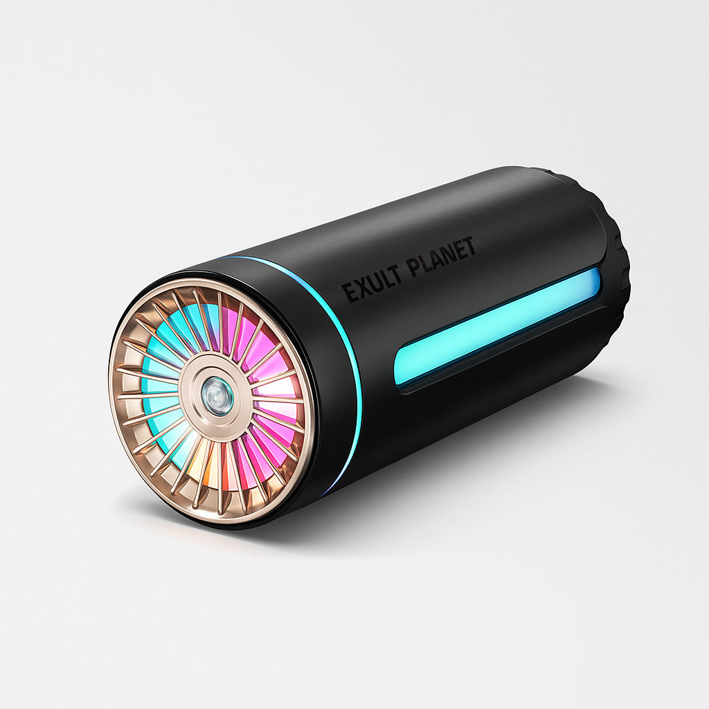 Portable Car Humidifier with Blue LED Light - Enhance Air Quality On-the-Go