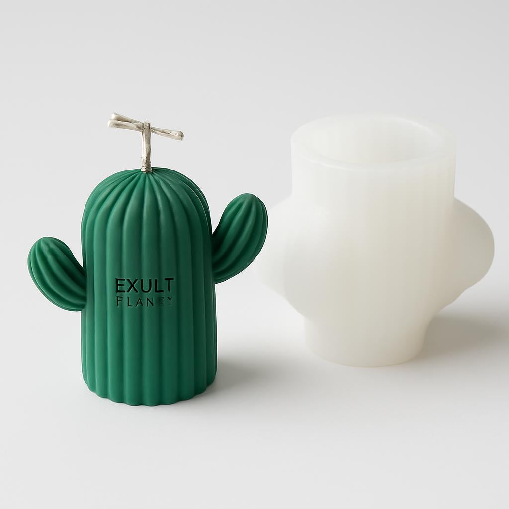 Eco-Friendly Handmade Candle DIY Kit with Plaster Mold