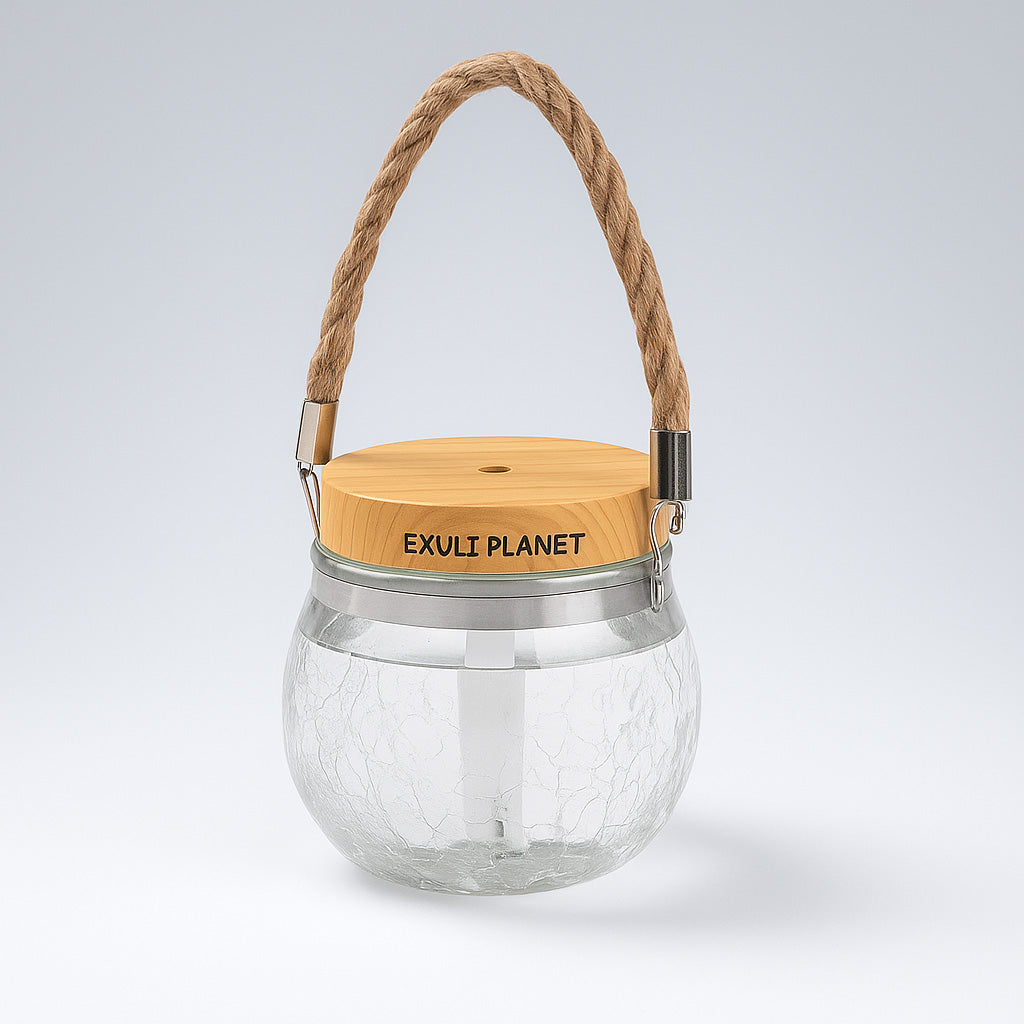 Eco-Friendly Essential Oil Diffuser with Wooden Top