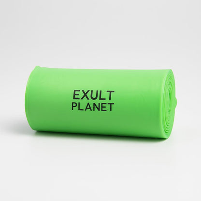 Eco-Friendly Biodegradable Trash Bags - Light Green, Plastic-Free Packaging