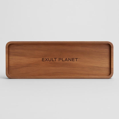 Eco-Friendly Natural Wood Multi-Purpose Tray