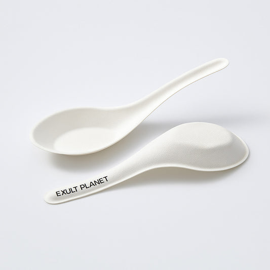 Eco-Friendly Biodegradable Soup Spoons for Sustainable Dining