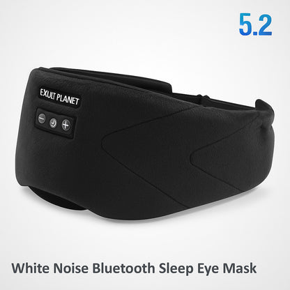 Sleep Mask with Built-In White Noise for Enhanced Sleep