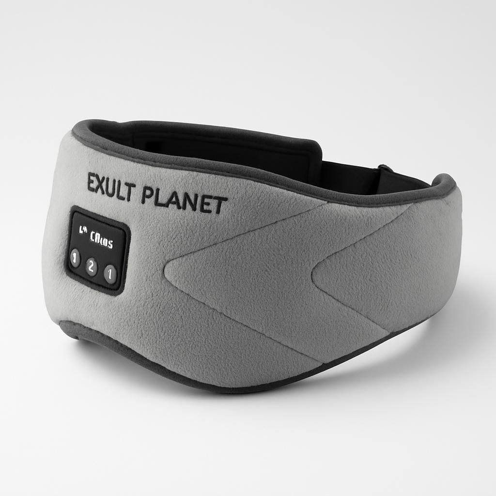 Sleep Mask with Built-In White Noise for Enhanced Sleep