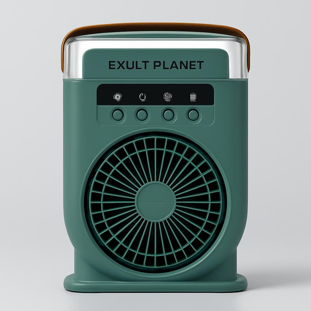 Portable Air Conditioner Cooling Fan with LED Lighting