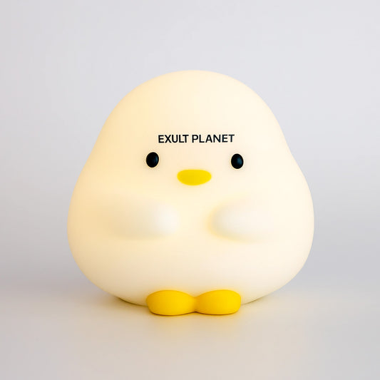 Eco-Friendly Duck Night Light - Soft Silicone LED for Kids