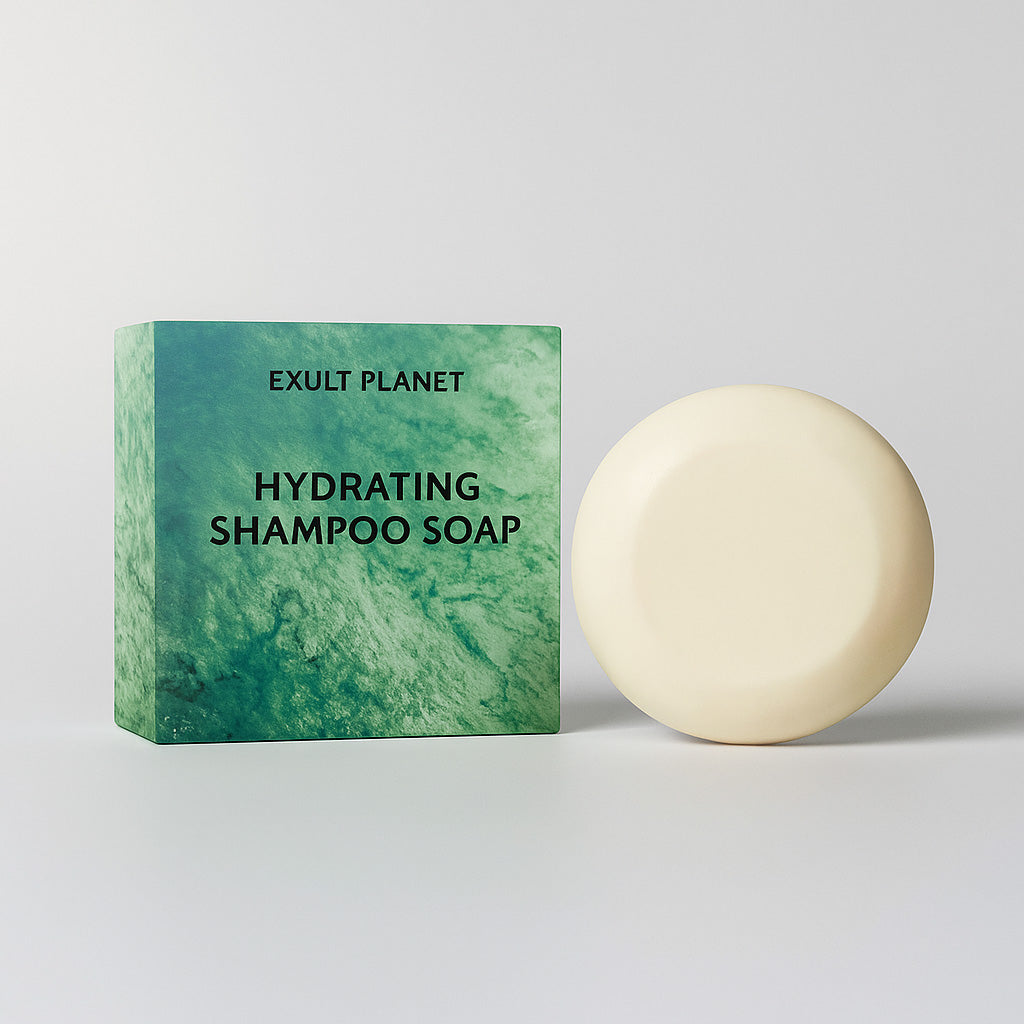 Hydrating Shampoo Soap Bar - Eco-Friendly, Plastic-Free, Biodegradable