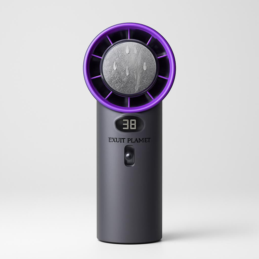 Turbo Cooling Mini Fan - Rechargeable & Portable