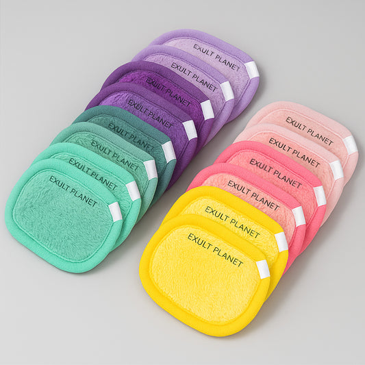 Eco-Friendly Reusable Makeup Remover Pad - Light Green Oval