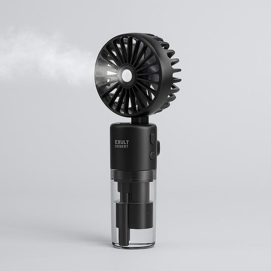 Portable Spray Fan with Misting Function for Instant Cooling