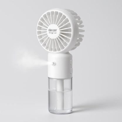 Portable Spray Fan with Misting Function for Instant Cooling