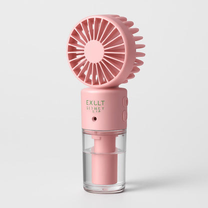 Portable Spray Fan with Misting Function for Instant Cooling