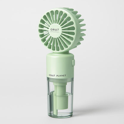 Portable Spray Fan with Misting Function for Instant Cooling