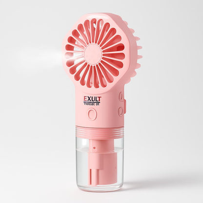 Portable Spray Fan with Misting Function for Instant Cooling