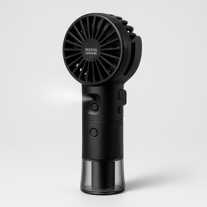 Portable Spray Fan with Misting Function for Instant Cooling