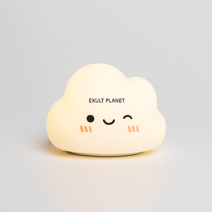 Cloud Pat Eco-Friendly Night Light - Warm Yellow LED Cloud Shape