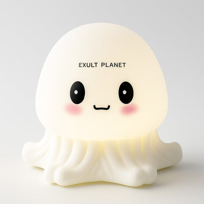 Soft Yellow Glow Octopus Night Light for Kids