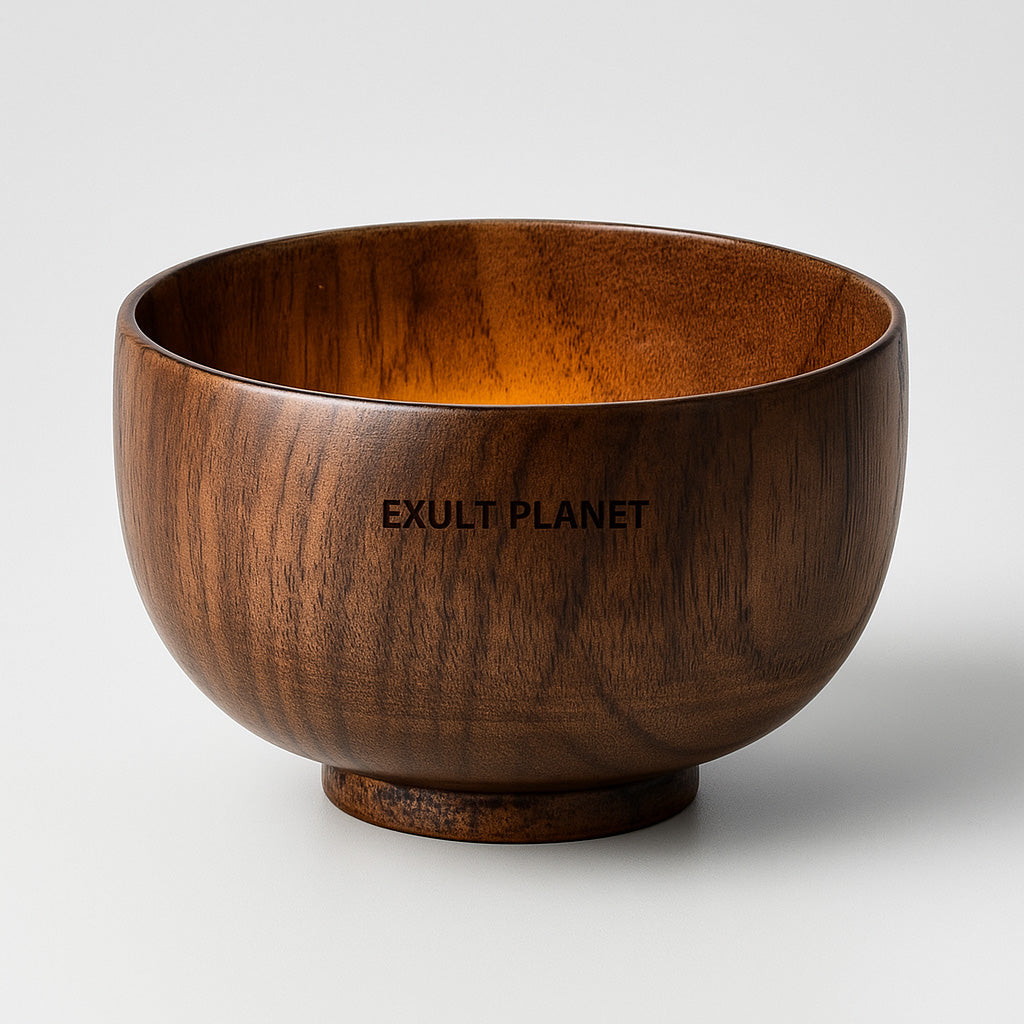 Eco-Friendly Wooden Bowls - Sustainable, Biodegradable, Durable