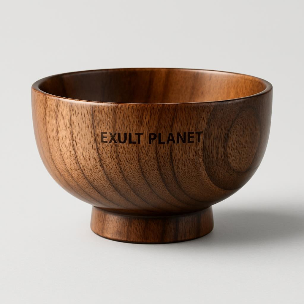 Eco-Friendly Wooden Bowls - Sustainable, Biodegradable, Durable