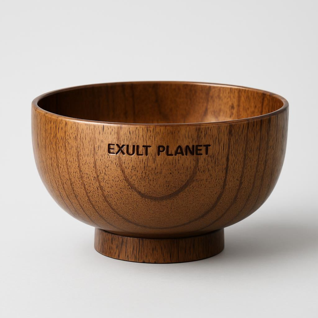 Eco-Friendly Wooden Bowls - Sustainable, Biodegradable, Durable