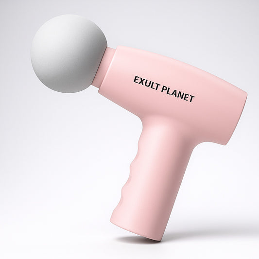 Pink Compact Massage Gun for Muscle Relaxation and Wellness