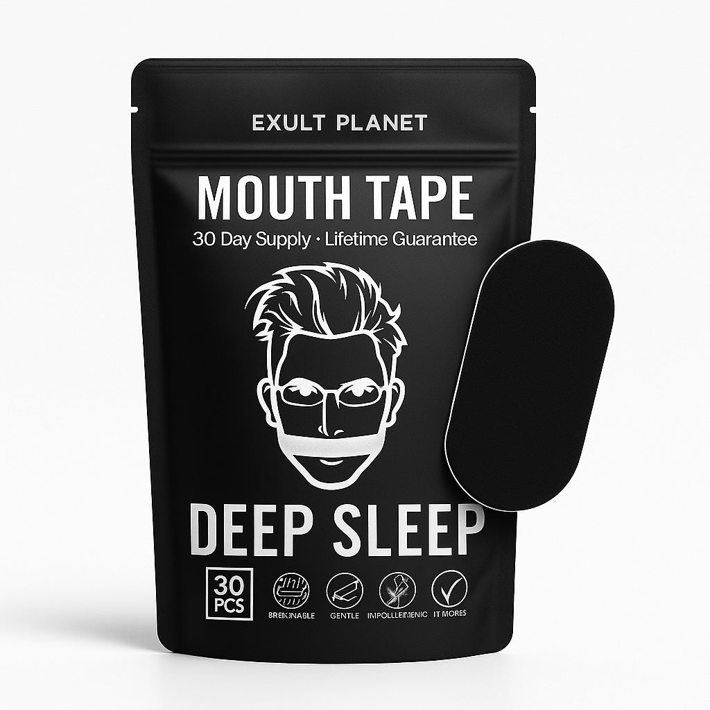 Sleep-Enhancing Mouth Tape for Snoring Reduction and Nasal Breathing