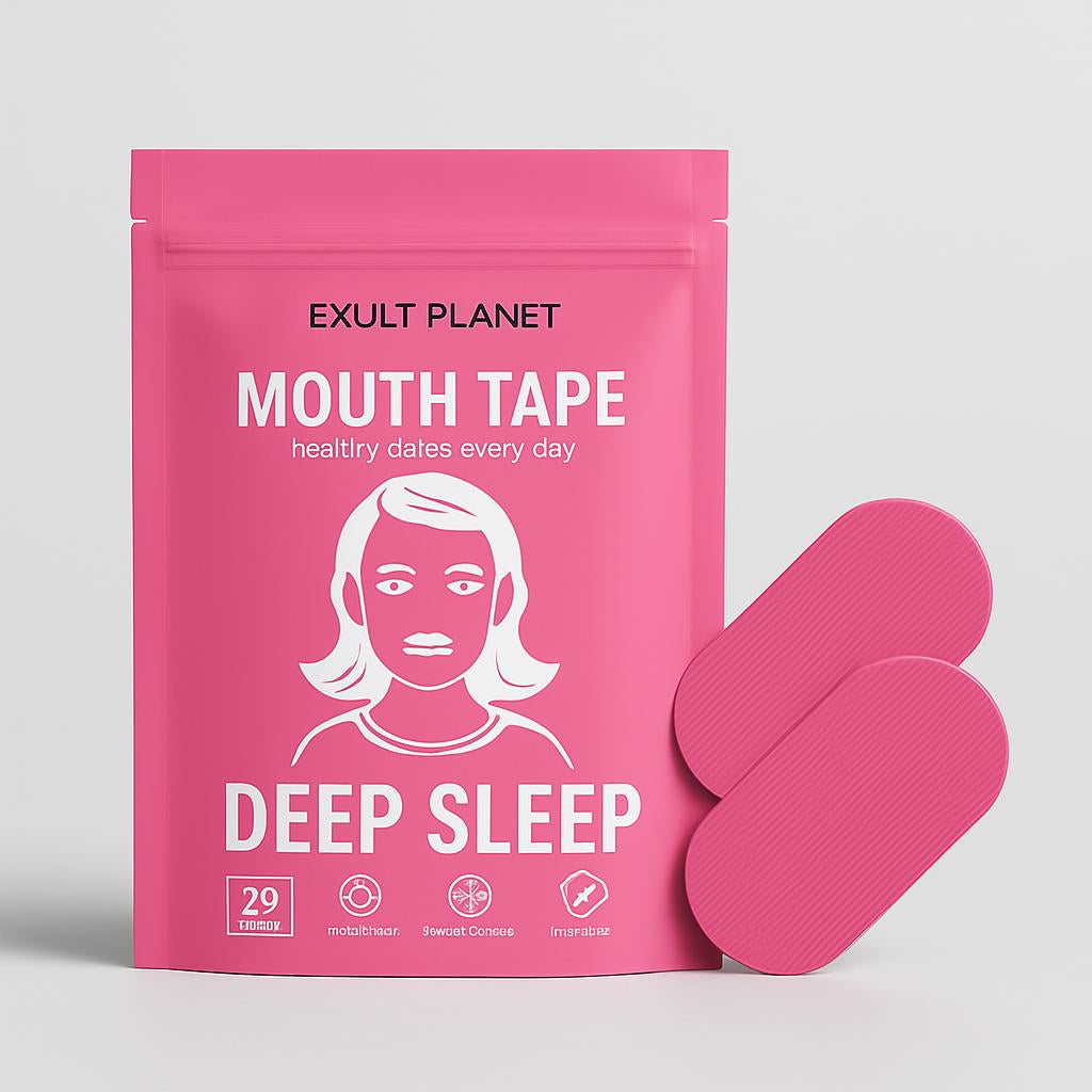 Sleep-Enhancing Mouth Tape for Snoring Reduction and Nasal Breathing