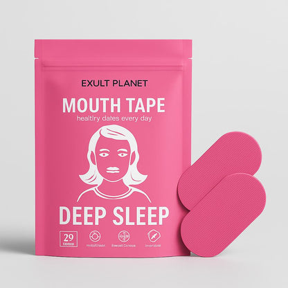 Sleep-Enhancing Mouth Tape for Snoring Reduction and Nasal Breathing
