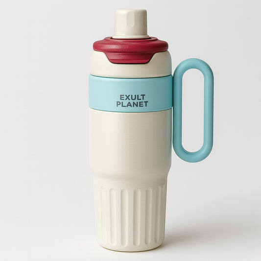 Eco-Friendly Stainless Steel Thermal Cup with Lid