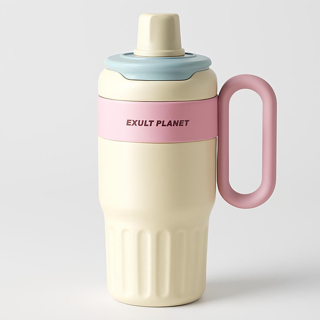 Eco-Friendly Stainless Steel Thermal Cup with Lid