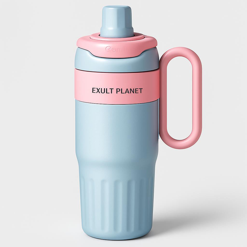 Eco-Friendly Stainless Steel Thermal Cup with Lid