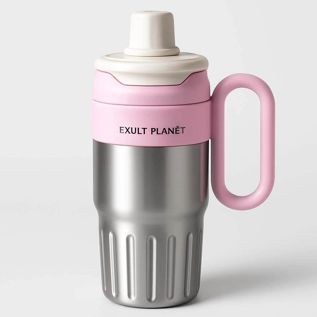 Eco-Friendly Stainless Steel Thermal Cup with Lid