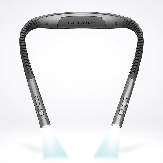 Hands-Free Rechargeable Neck Reading Light - Flexible LED Wearable
