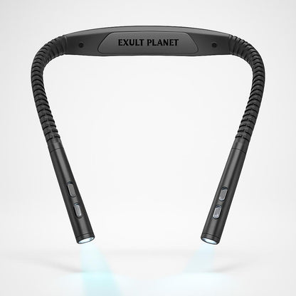 Hands-Free Rechargeable Neck Reading Light - Flexible LED Wearable