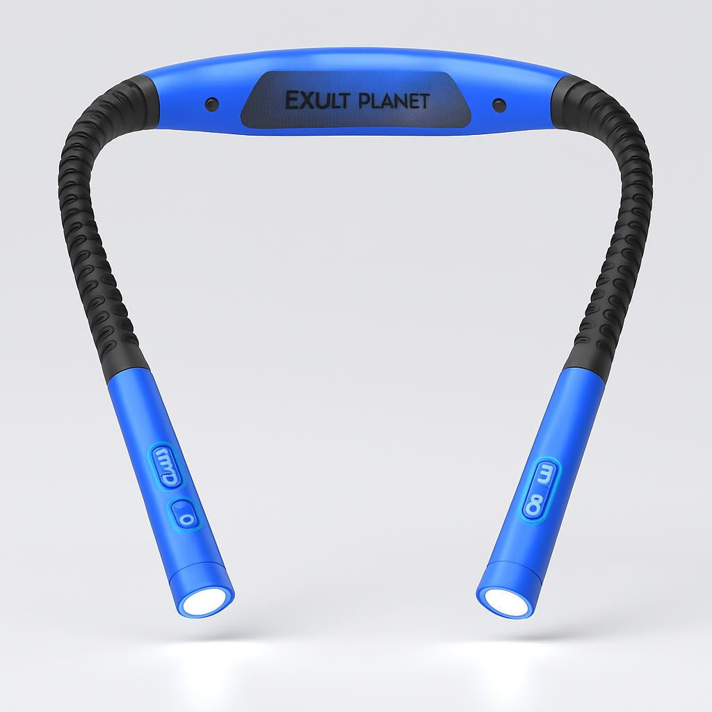 Hands-Free Rechargeable Neck Reading Light - Flexible LED Wearable