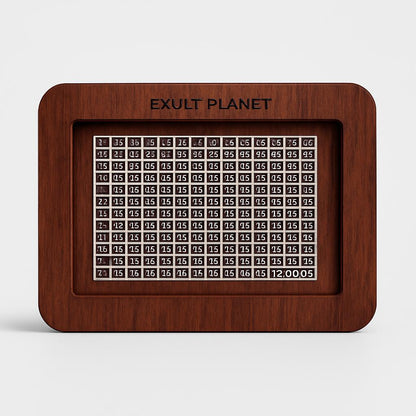Eco-Friendly Digital Piggy Bank - Sustainable Wood Grain Savings Box