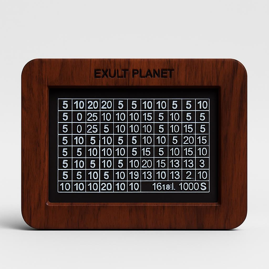 Eco-Friendly Digital Piggy Bank - Sustainable Wood Grain Savings Box