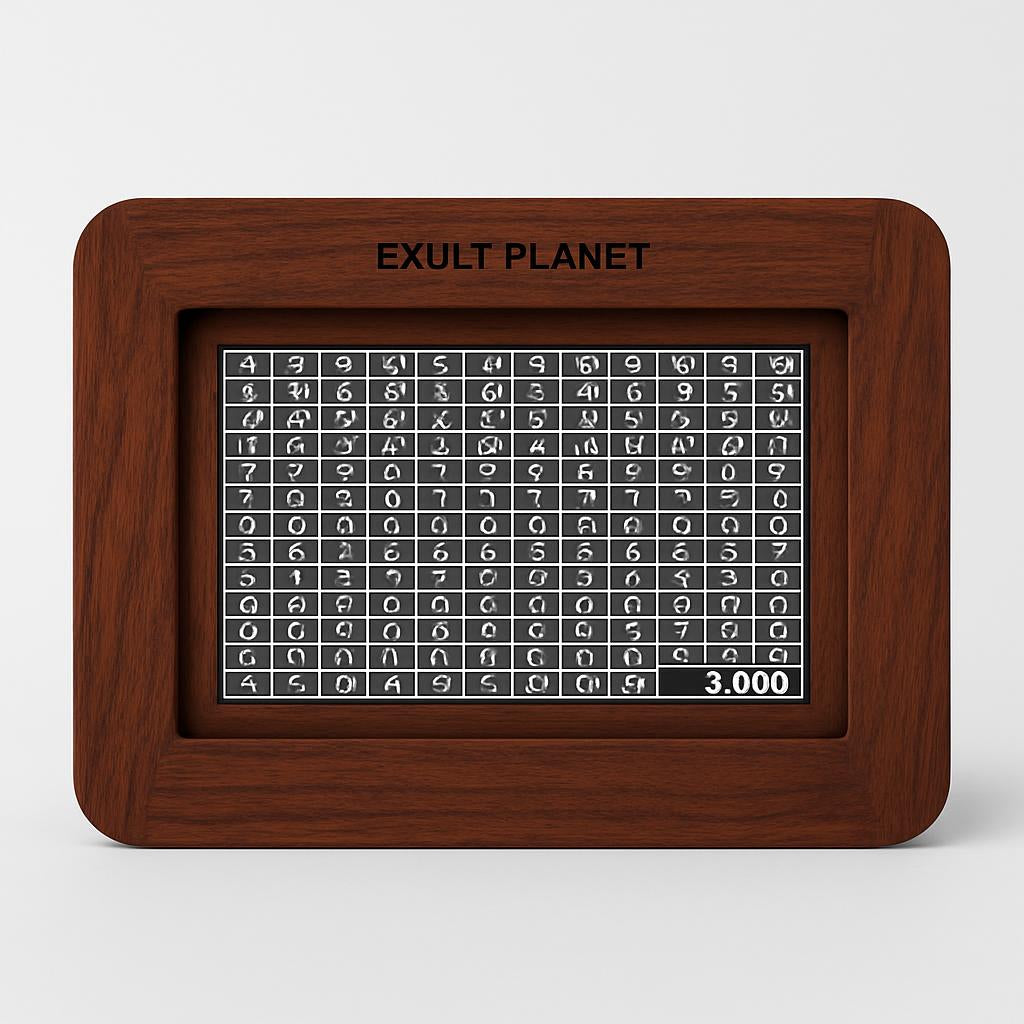 Eco-Friendly Digital Piggy Bank - Sustainable Wood Grain Savings Box
