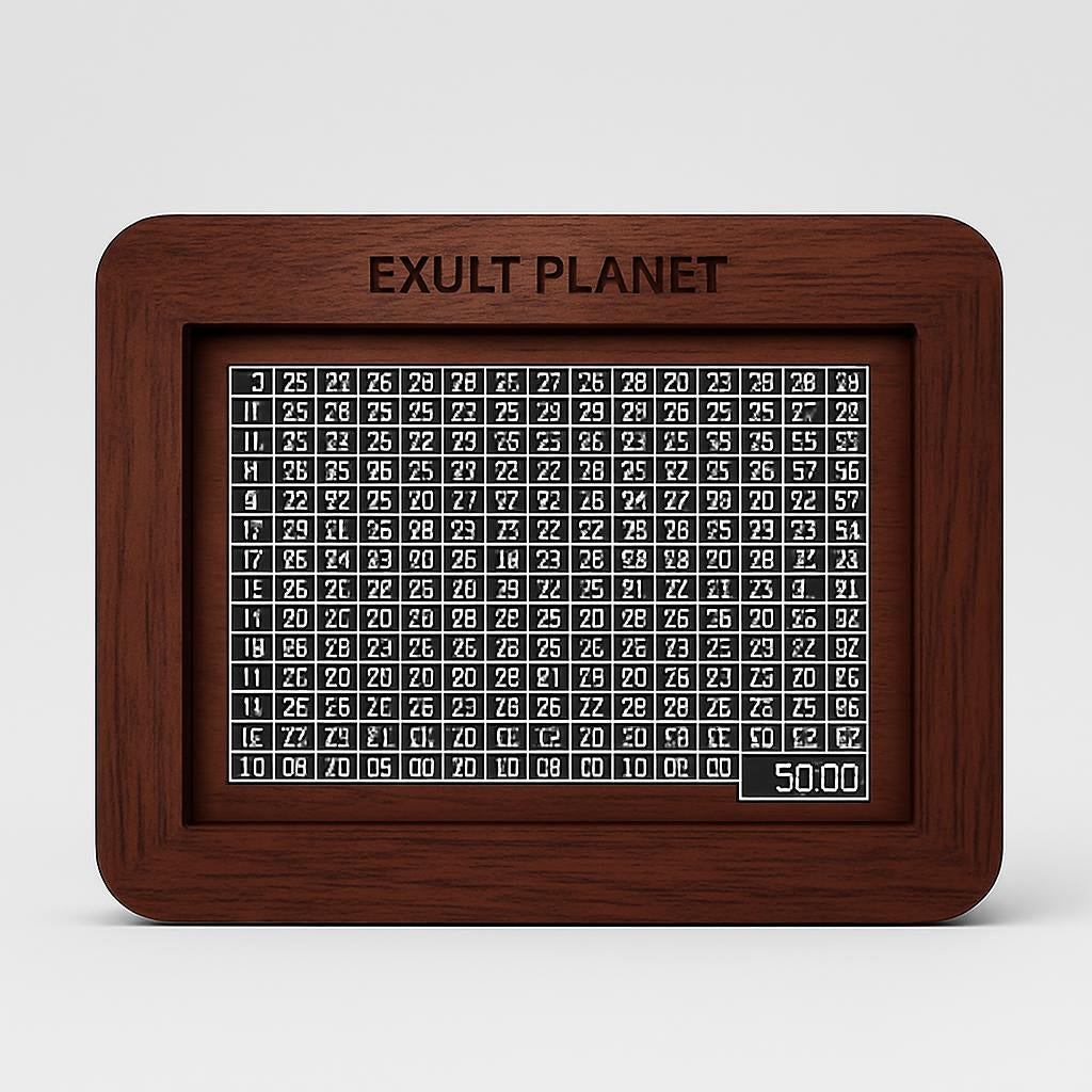 Eco-Friendly Digital Piggy Bank - Sustainable Wood Grain Savings Box
