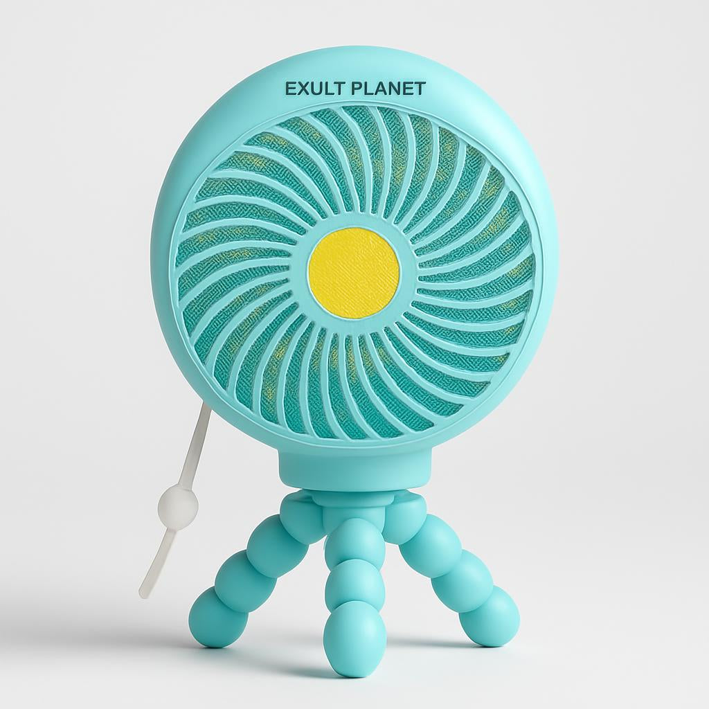 Portable Mini USB Charging Fan - Handheld & Stroller Friendly