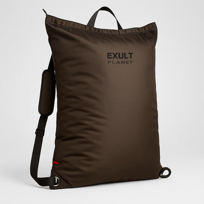 Eco-Friendly Large Dark Brown Laundry Bag - Durable & Reusable