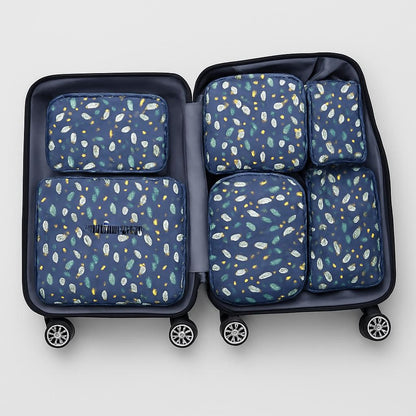 Eco-Friendly Light Blue Clothes Organizer Bag Set