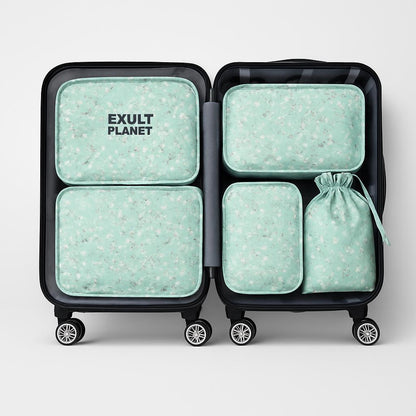 Eco-Friendly Light Blue Clothes Organizer Bag Set