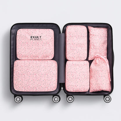 Eco-Friendly Light Blue Clothes Organizer Bag Set for Sustainable Storage