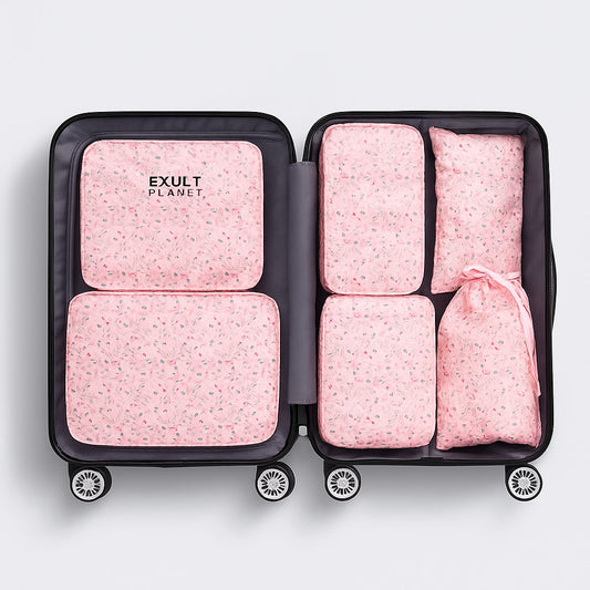 Eco-Friendly Light Blue Clothes Organizer Bag Set for Sustainable Storage