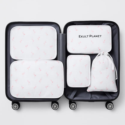 Eco-Friendly Light Blue Clothes Organizer Bag Set