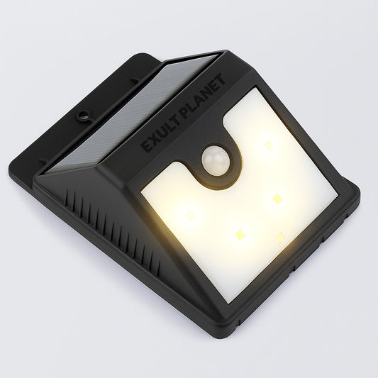 Solar-Powered LED Wall Light - Eco-Friendly Outdoor Lighting