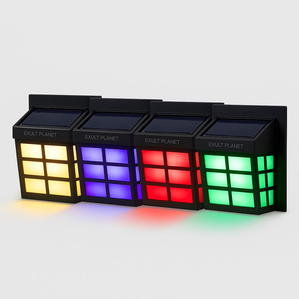 Eco-Friendly Solar Square Lawn Light for Outdoor Use